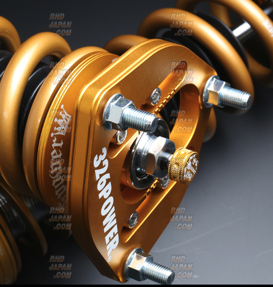326 Power Chakuriki Damper LF Spec Coilover Set Red Body Gunmetal